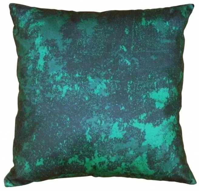 Capa de Almofada Ritz em Suede Tons Verde Marmorizado - ART-0116 - 45x45cm