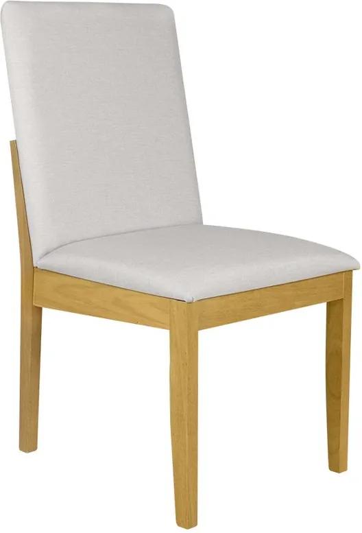 Cadeira de Jantar Hannah Linho Areia - Wood Prime MF 38473