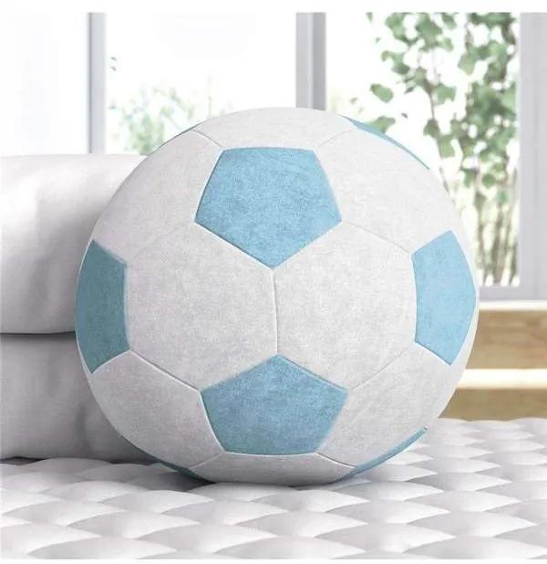 Bola de Futebol Plush Azul 24cm Grão de Gente Azul