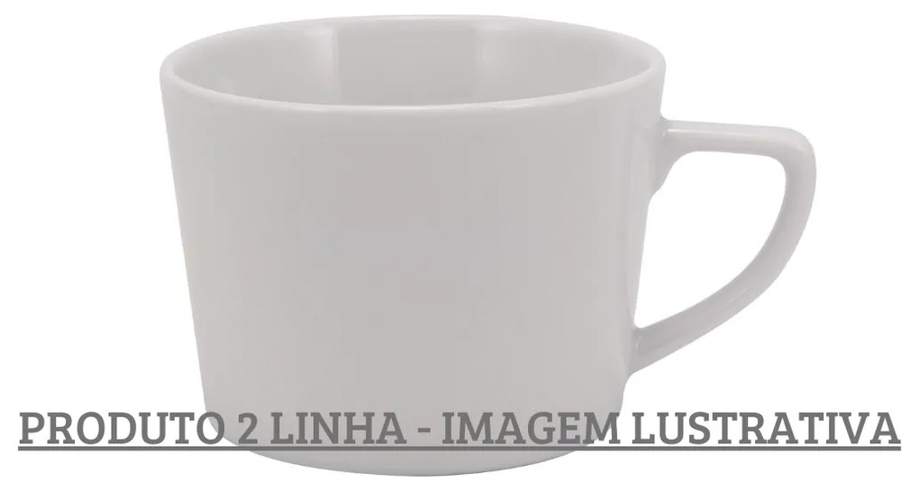 Xícara Chá 200Ml Sem Pires Porcelana Schmidt - Mod. Aspen 2° Linha 241