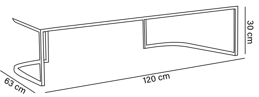 Base Namoradeira Stella Industrial Dourada - D'Rossi