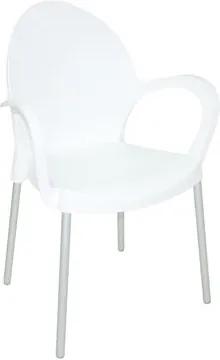 Cadeira Grace com braços Branca Tramontina 92068010