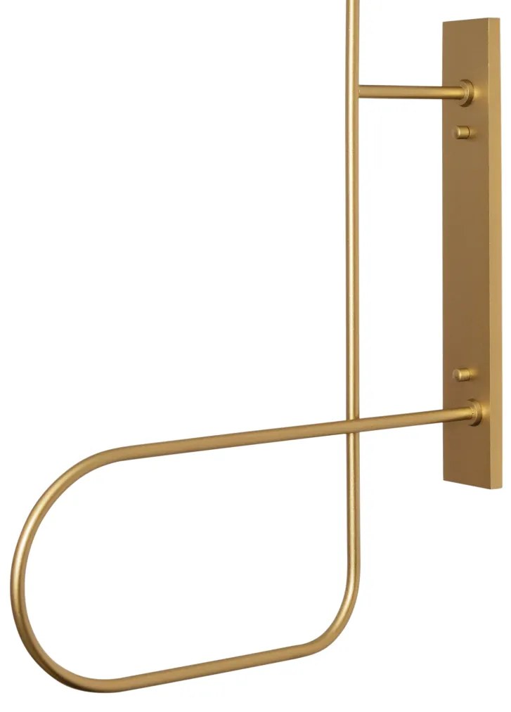 Arandela Trombone 20X40X72,2Cm 1Xe27 Alumínio E Globo Ø20Cm | Usina 25... (AO-F - Azul Ocenao Fosco, FOSCO)