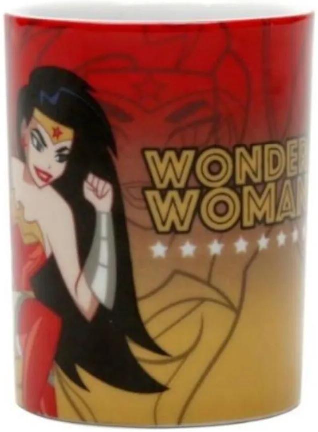 Mini Caneca Wonder Woman Young Justice League Incolor