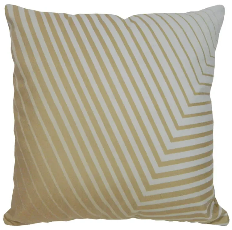 Capa de Almofada Olimpya em Suede Tons Bege com Azul - AOY-0113 - 45x45cm