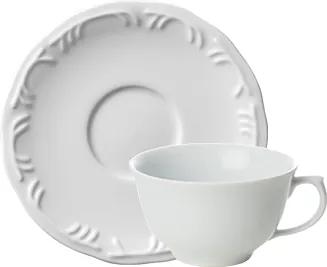 Xicara para Chá Sem Pé Com Pires Porcelana Schmidt - Mod. Pomerode
