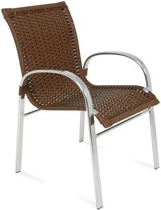 Cadeira Ragusa C/Estrutura em Alumínio e Fibra Sintética