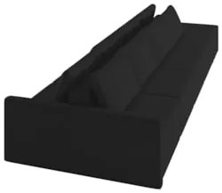 Sofá Ilha Modular com Puff para Sala Living 432cm Georgia Z08 Veludo P