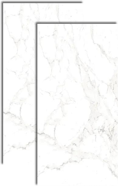 Porcelanato Carrara Acetinado Retificado 58,8x119cm - 8733 - Ceusa - Ceusa