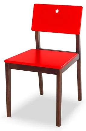 Cadeira Flip Cor Cacau Com Vermelho - 30824 Sun House