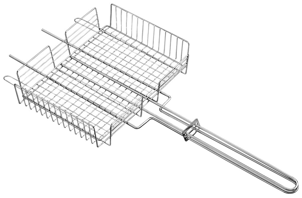 Grelha Multiuso Tramontina Churrasco em Aço Inox 70,2 x 31,5 cm - Tramontina  Tramontina