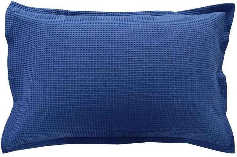 Porta Travesseiro Piquet - Azul - Döhler