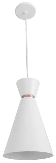 Pendente Aluminio Branco Cobre Bambola