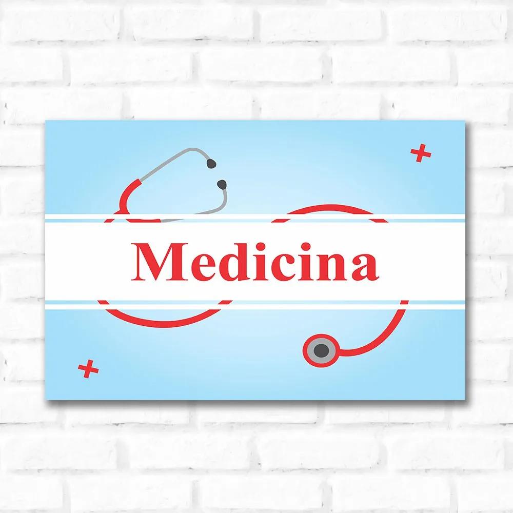 Placa Decorativa Medicina
