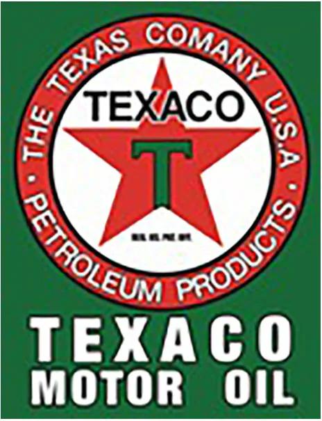 Placa Texaco Motor Oil