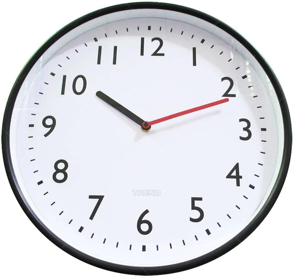 Relógio de Parede All Clean Numbers Preto - Urban - 37,8 cm