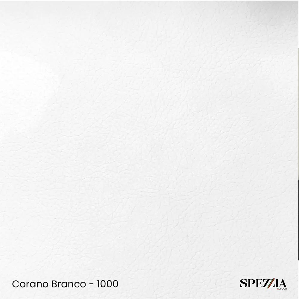 Cabeceira Vicenza Para Cama Box King 195 cm Corino - D'Rossi - Branco