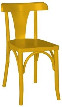 Cadeira Modri em Madeira Maciça Amarelo