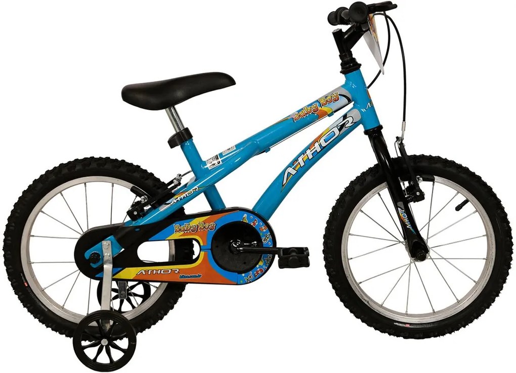 Bicicleta Aro 16 Baby Boy Azul Athor Bikes