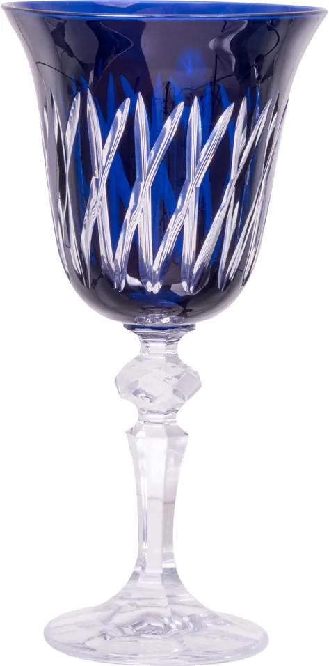 Taça de cristal Lodz para Água de 220 ml – Azul