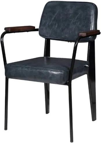 Cadeira Jean Provve Estofada c/ Braco Cinza 81 cm (ALT) - 47067 Sun House