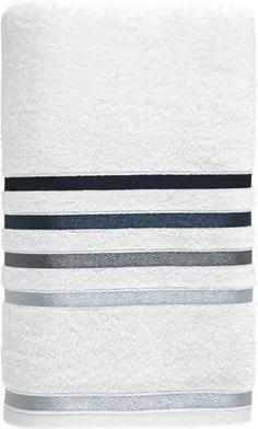Toalha de Banho Gigante / Banhão Lumina 100% Algodão - Karsten Branco / azul