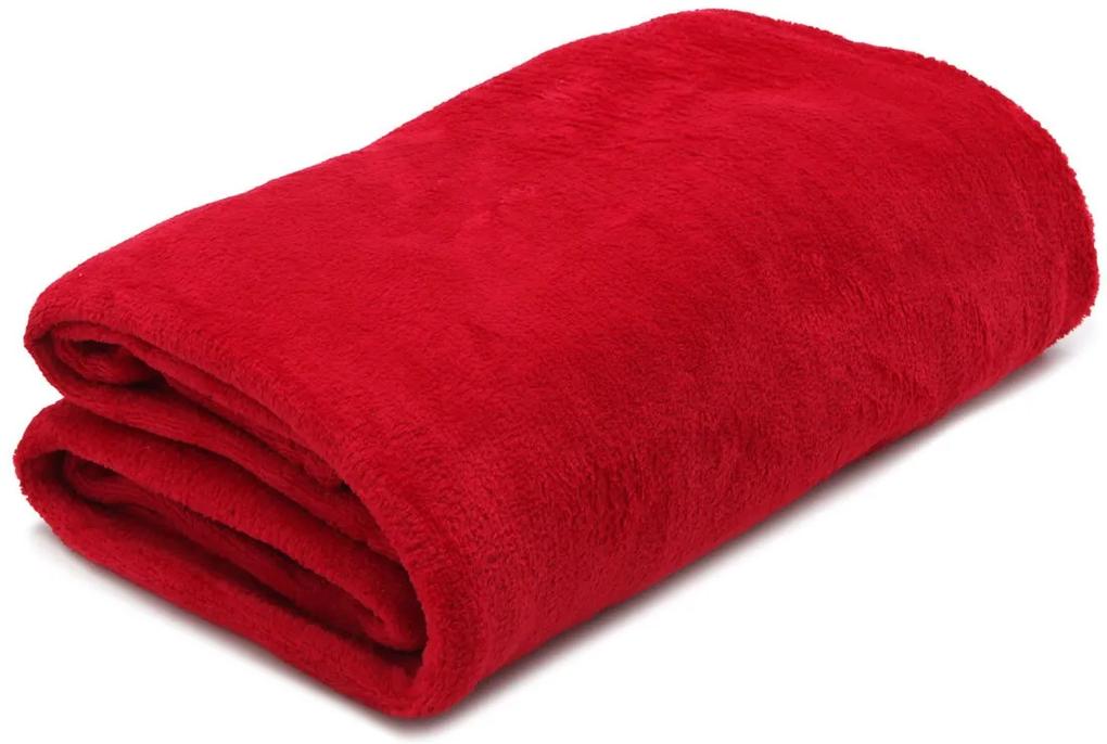 Manta Solteiro Kacyumara Blanket 200 g Vermelho