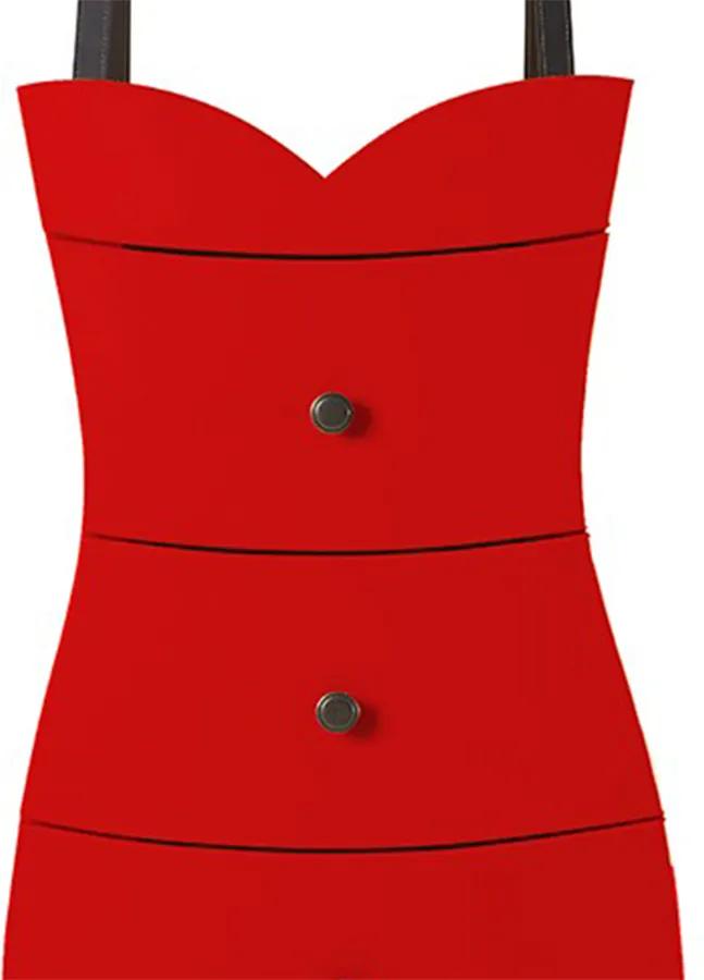Cômoda Dress Suprema Vermelha