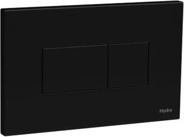 Acabamento para Caixa de Descarga Embutida Pneumática Quadra Duo Black Matte 4900.F.HQD.DUO.PT - Deca - Deca