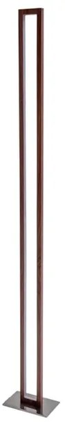 Luminaria De Piso Led Madeira Imbuia 39w 3000k Frame