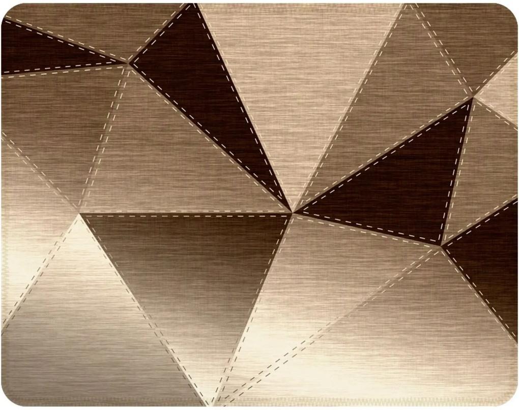 Tapete Love Decor Sala Wevans Metallic Cloth Marrom Único