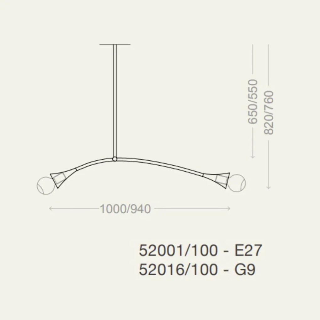 Pendente Jazz Haste Horizontal 78Cm Fixa 11X940X82Cm Globo 10Cm 2Xg9 -... (OV-V - Ouro Velho Escovado Verniz, Branco (Fosco))