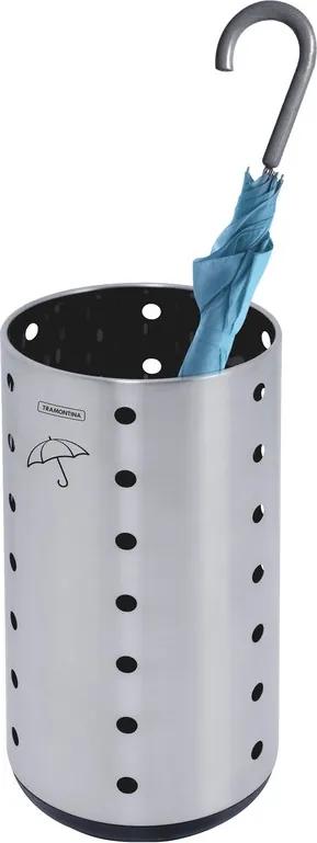 Porta guarda-chuva em aço inox 15 litros - Tramontina