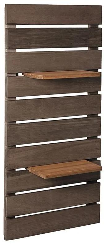 Deck Parede Vertical com Prateleiras - Wood Prime MR 34654