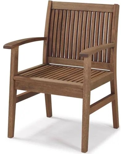 Cadeira Com Bracos Primavera Stain Castanho - 34890 Sun House