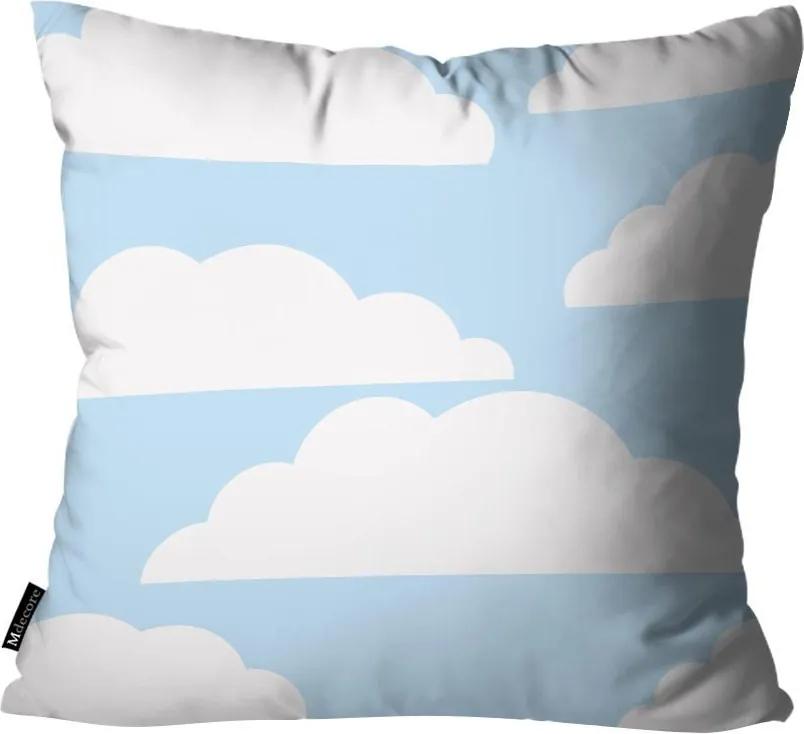 Capa para Almofada Infantil Nuvens Azul35x35cm