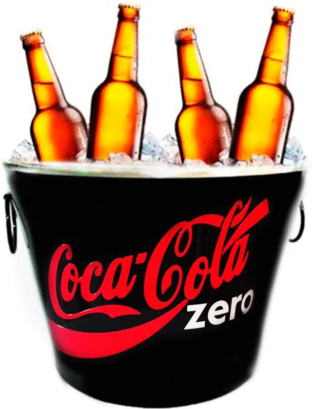 Balde de Cerveja Coca Cola Zero