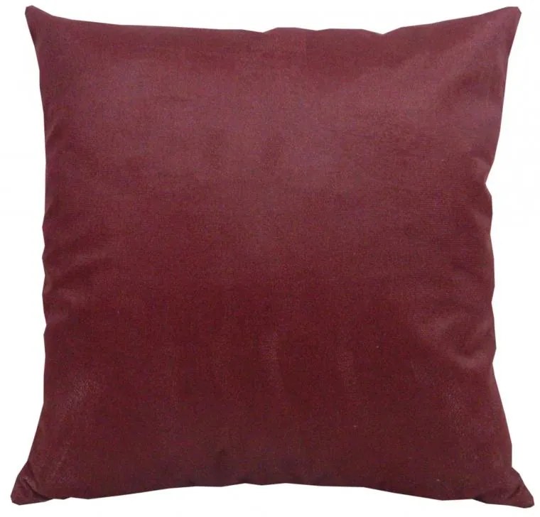 Capa de Almofada Prado em Suede Tons de Vinho 44x44cm - APD-0124 - Somente Capa