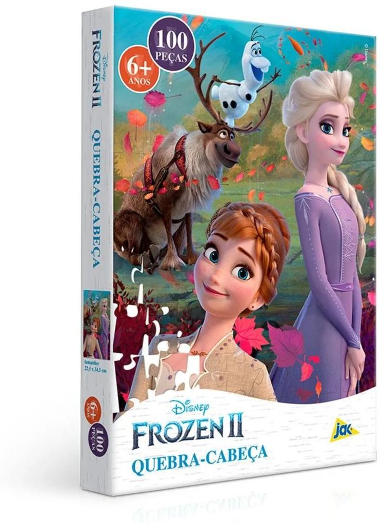 Quebra-Cabeça Frozen 2 100 Peças Encapado - Toyster