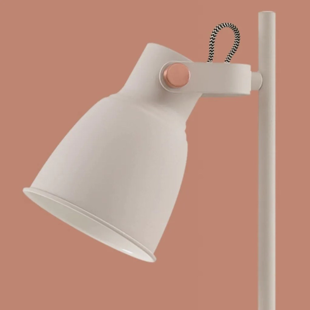 Luminaria Pixar Ø15X29X46Cm Metal Branco 1Xe27 |Opus Dn 37509 (Branco)
