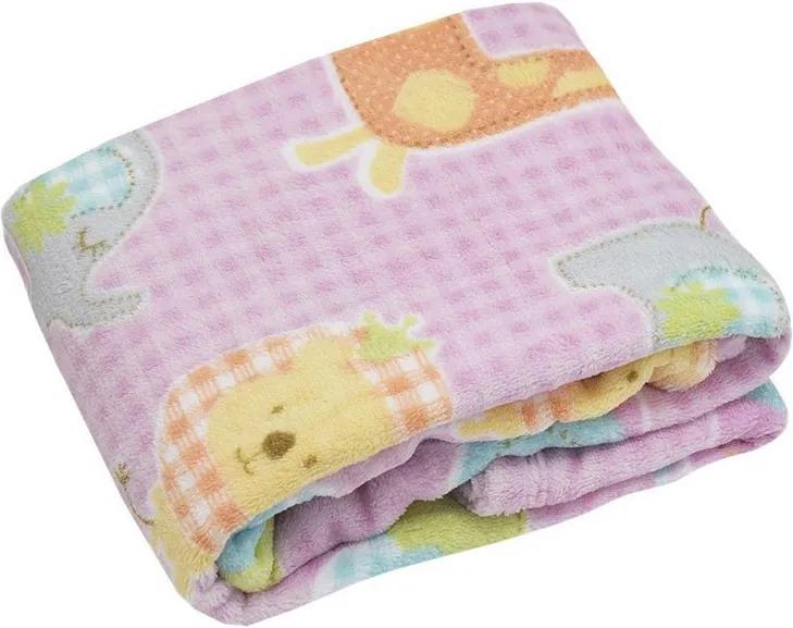 Cobertor Baby Estampado 200g/m² - Bichinho - Camesa