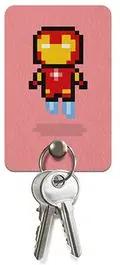 Porta Chaves Homem de Ferro Pixel Marvel