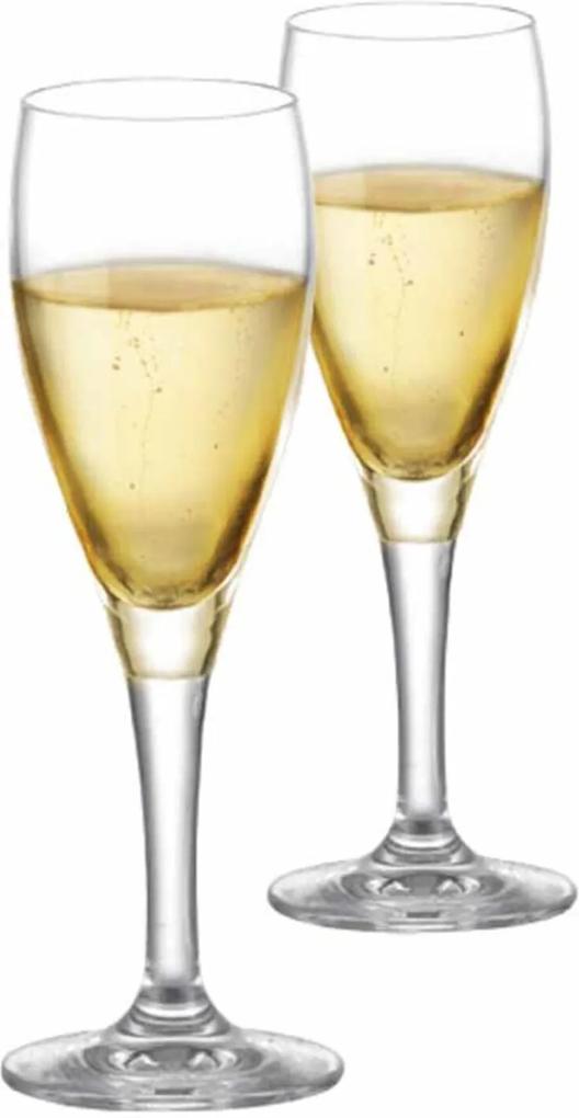 Jogo de Taças Champagne Arcadia Cristal 155ml 2 Pcs