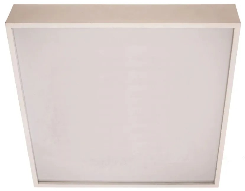 Plafon Ayla 36X36Cm Led 24,4W Bivolt | Usina 19040/36 (CP-M - Champagne Metálico, 4000k)