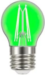 Lâmpada Bulbo Led Filamento Taschibra Color G45 Autovolt 4W Verde