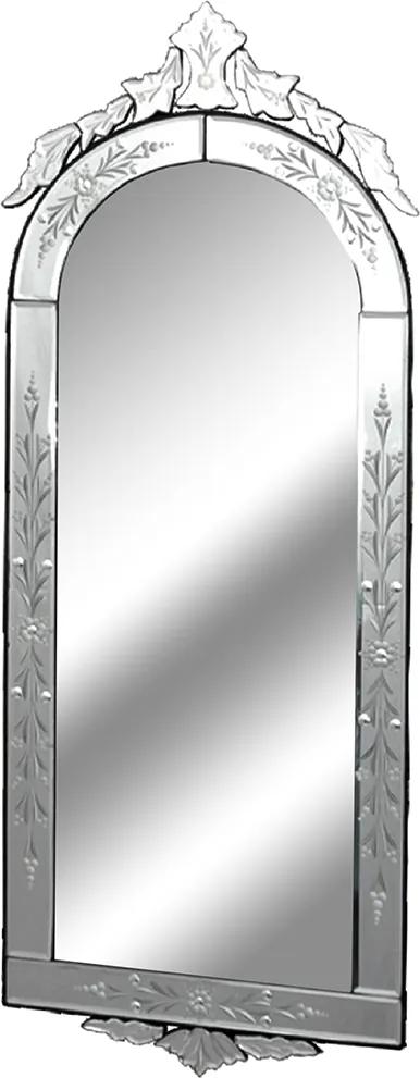 Espelho Veneziano Grande com Moldura Bisotada Capela - 114x42cm