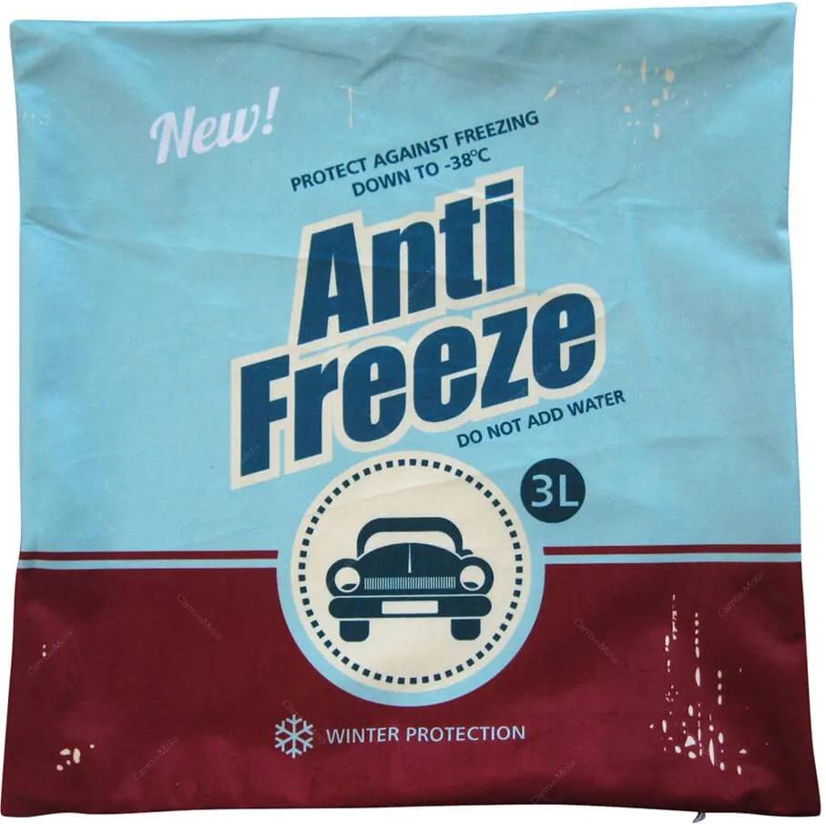 Capa para Almofada Loft Anti Freeze Azul em Poliester - Urban