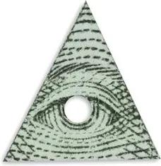 Adesivo Olho Mágico Iluminati