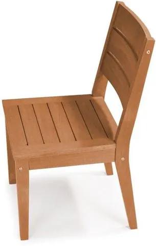 Cadeira Fortaleza Sem Braco Cor Stain Jatoba - 23119 Sun House