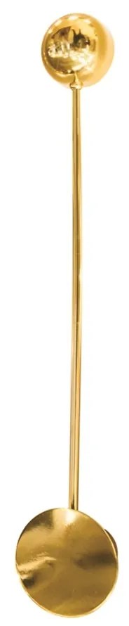 Arandela Conchiglia 1Xpci Led 5W 11X63X9Cm | Usina 5797/70 (AV-M - Avelã Metálico, 110V)